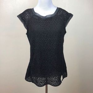 NWT Pixley Yuli Lace Cap Sleeve Blouse Stitch Fix